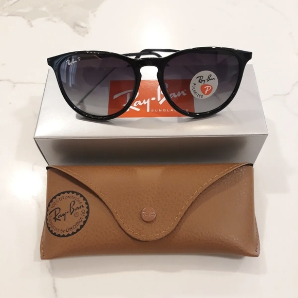 Ray-Ban Polarized Erika Classic Black Sunglasses main image 5